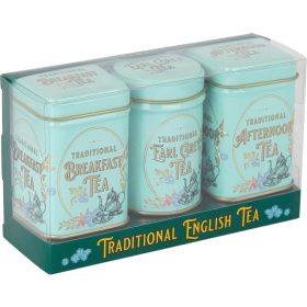   New English Teas "Vintage Victorian" Szálas Fekete Tea Válogatás Fémdobozos összecsomagolás 70g