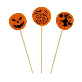   TLM - Halloween Tök mintás hozzáadott cukor nélküli nyalóka 20g