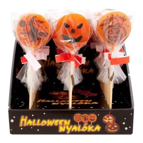 TLM - Halloween Tök mintás hozzáadott cukor nélküli nyalóka 20g